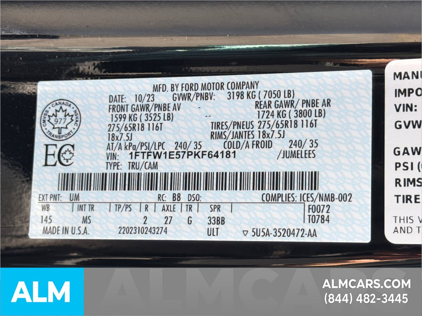 Certified 2023 Ford F150 XLT w/ XTR Package AWD/4WD image 36