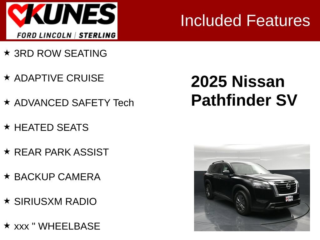 Used 2025 Nissan Pathfinder SV FWD image 2