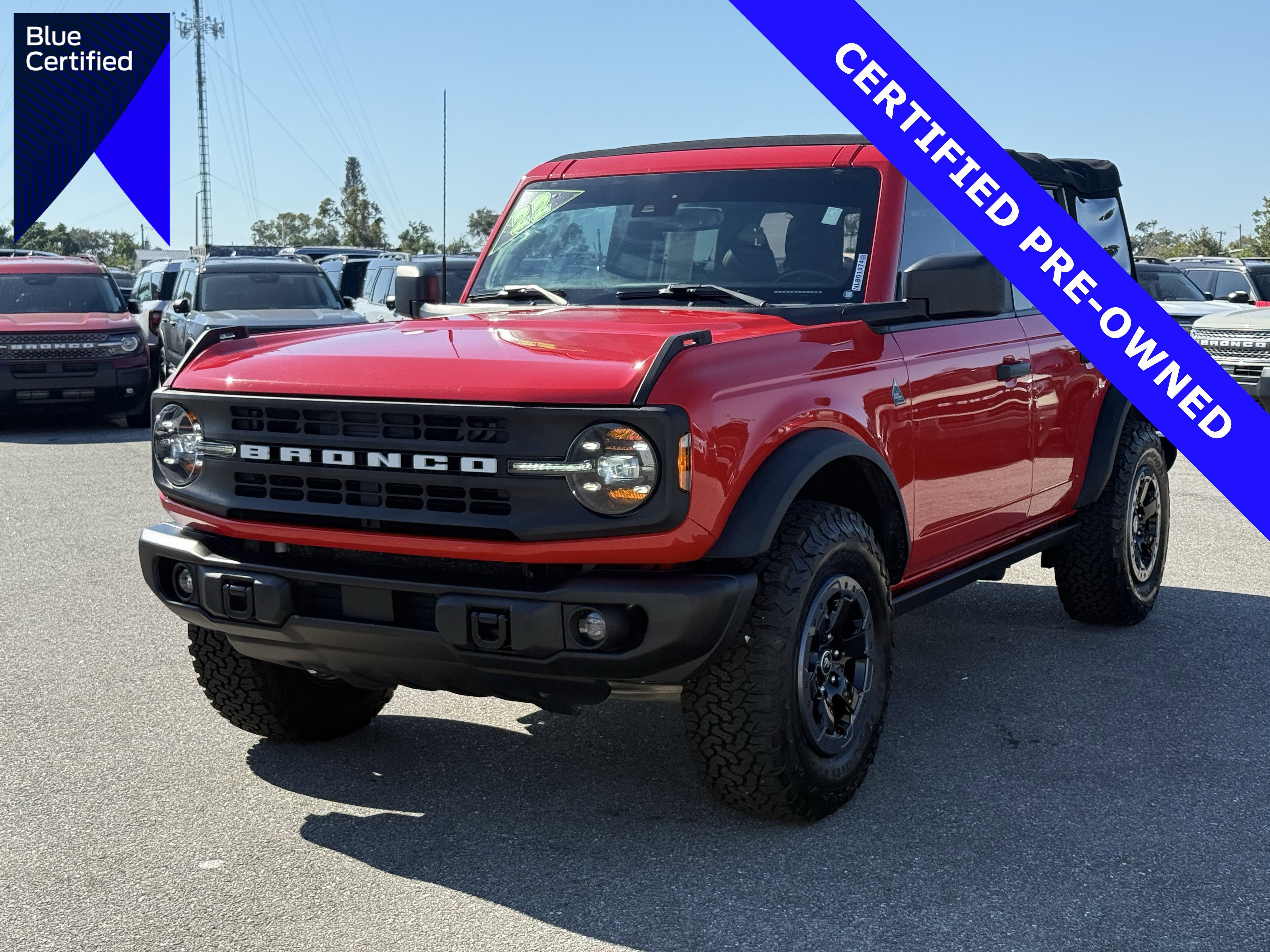 Certified 2022 Ford Bronco Black Diamond