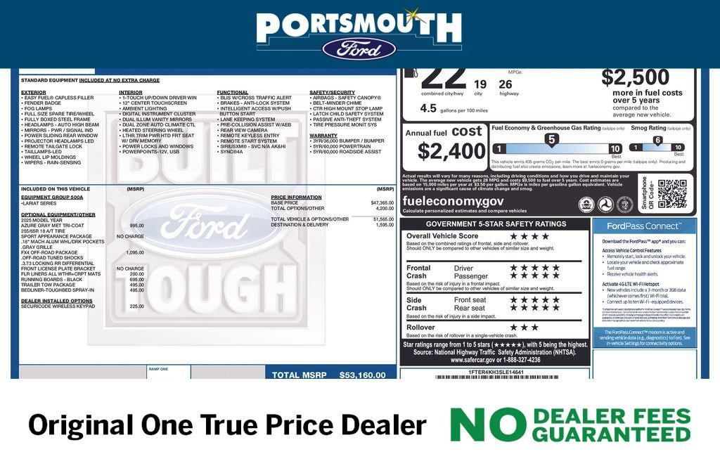 Certified 2025 Ford Ranger Lariat w/ FX4 Off-Road Package image 24