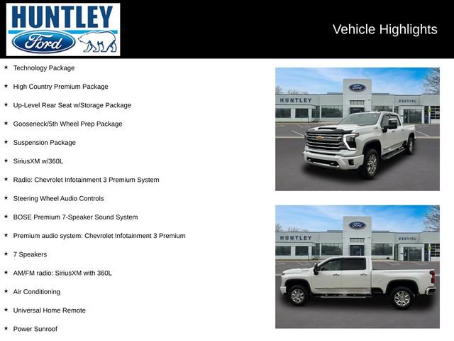 Used 2024 Chevrolet Silverado 2500 High Country w/ High Country Premium Package AWD/4WD image 2