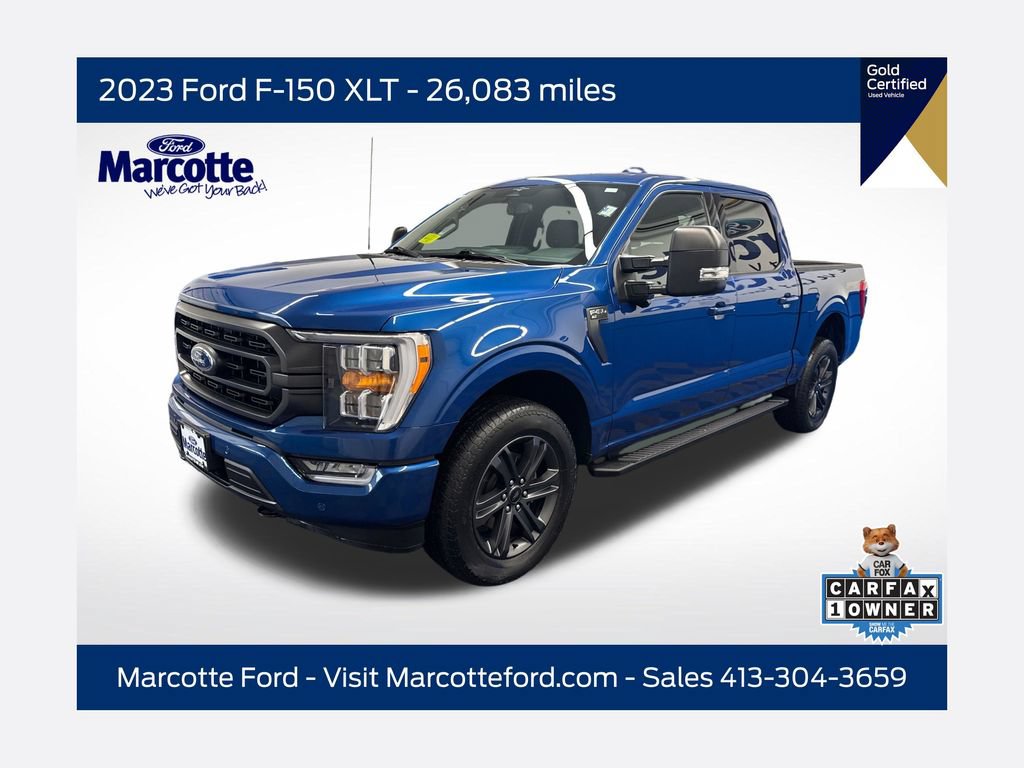 Certified 2023 Ford F150 XLT w/ Equipment Group 302A High AWD/4WD image 1