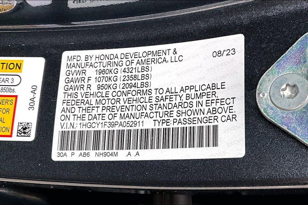 Used 2023 Honda Accord EX image 32