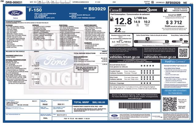 Certified 2024 Ford F150 Lariat AWD/4WD image 23