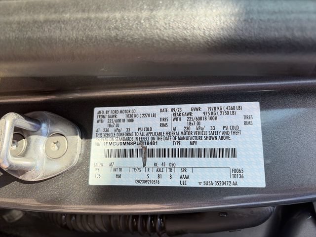 Certified 2023 Ford Escape ST-Line w/ Tech Pack #1 FWD image 43