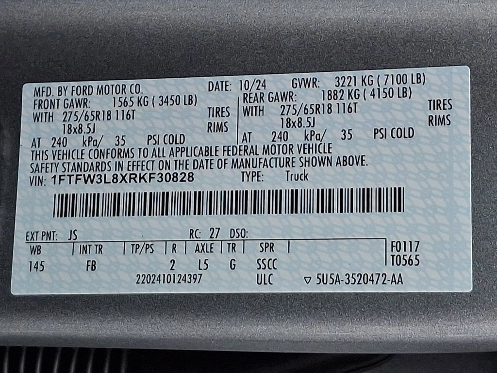 Certified 2024 Ford F150 XLT w/ Equipment Group 302A MID image 28