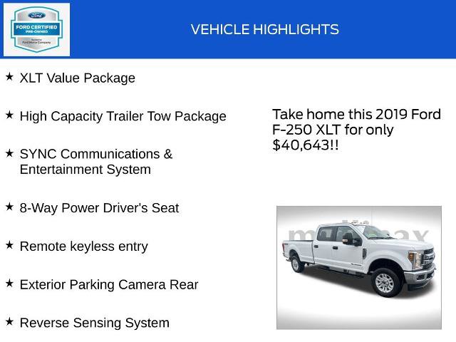 Certified 2019 Ford F250 XLT w/ XLT Value Package image 18