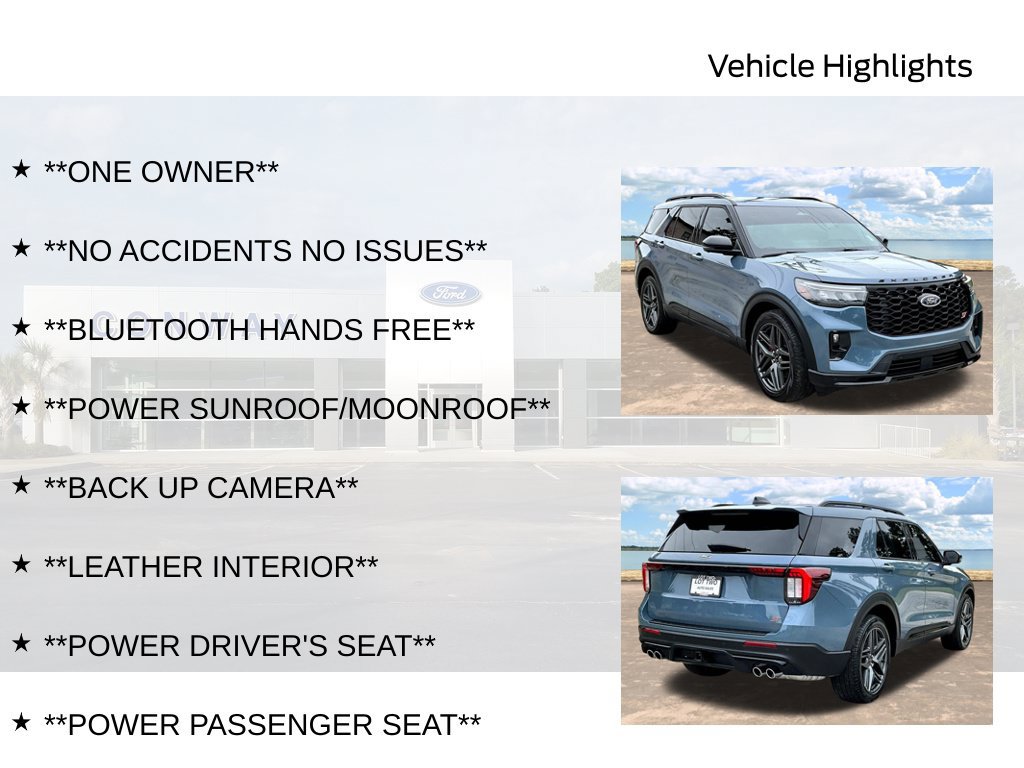 Certified 2026 Ford Explorer ST w/ Sun And Sound Package AWD/4WD image 6