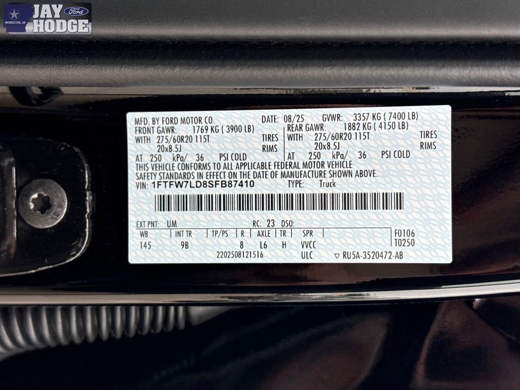 Certified 2025 Ford F150 Platinum w/ Equipment Group 702A High AWD/4WD image 30