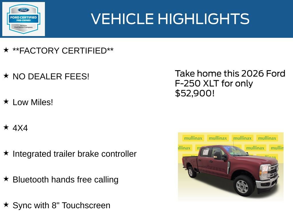 Certified 2026 Ford F250 XLT AWD/4WD image 11