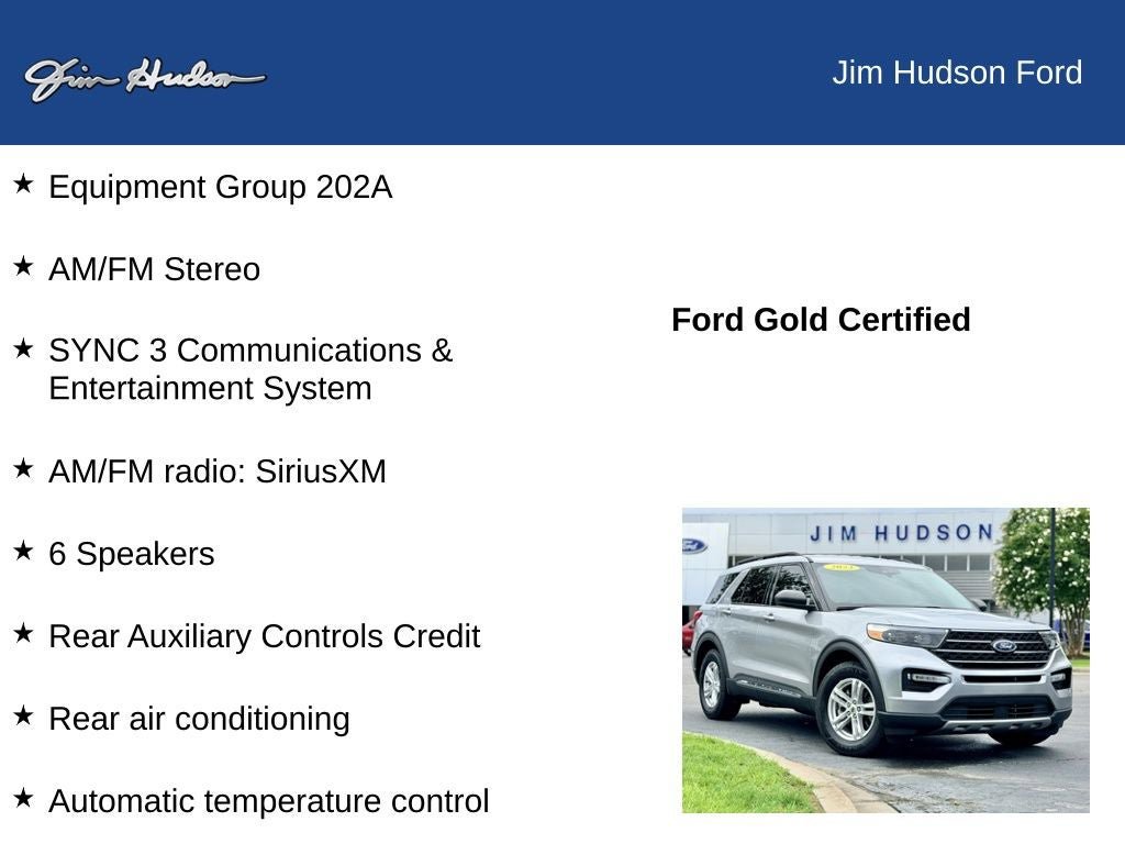 Certified 2023 Ford Explorer XLT w/ Equipment Group 202A RWD image 12