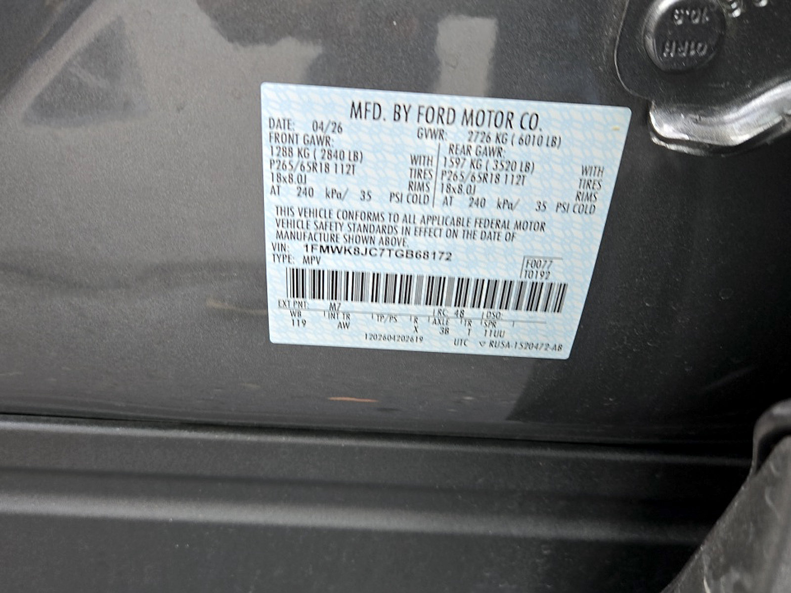 Certified 2026 Ford Explorer Tremor w/ Tremor Ultimate Package AWD/4WD image 25