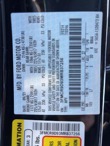 Certified 2021 Ford Bronco Sport Badlands image 32