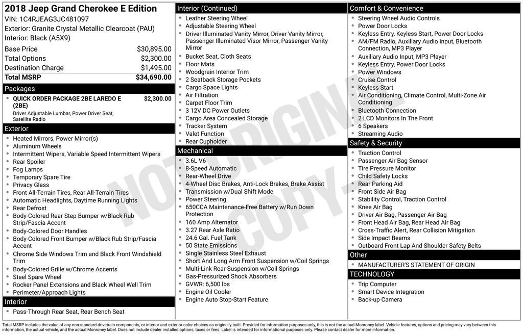 Used 2018 Jeep Grand Cherokee Laredo image 35