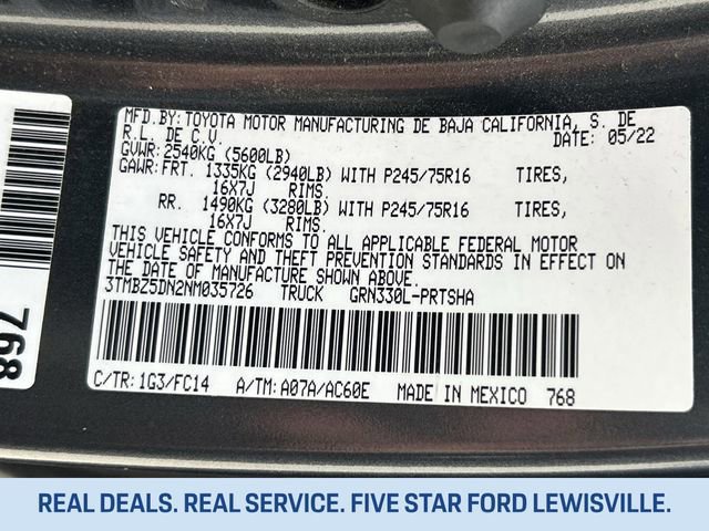 Used 2022 Toyota Tacoma SR5 image 33