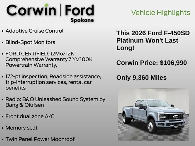 Certified 2026 Ford F450 Platinum AWD/4WD image 6