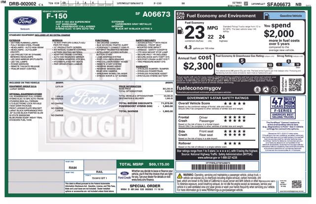 Certified 2025 Ford F150 Lariat w/ Equipment Group 501A Mid image 13