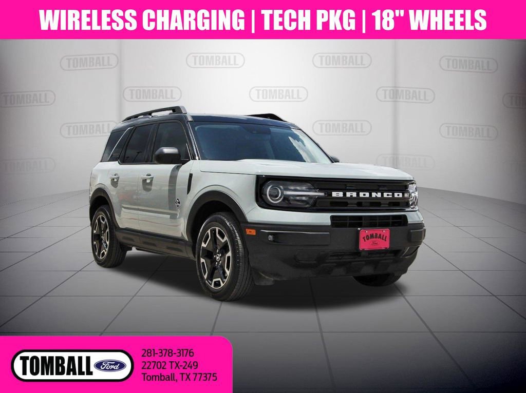 Certified 2022 Ford Bronco Sport Outer Banks w/ Tech Package AWD/4WD video 1