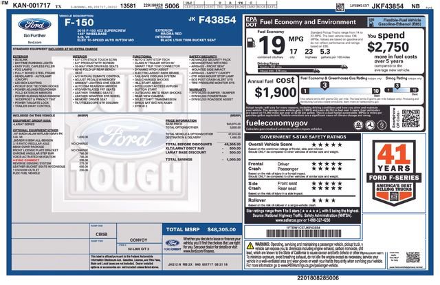 Certified 2018 Ford F150 Lariat RWD image 5
