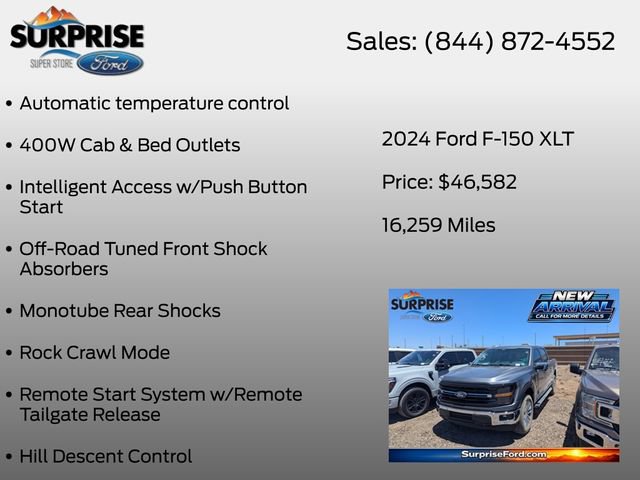 Certified 2024 Ford F150 XLT w/ Equipment Group 302A MID AWD/4WD image 22