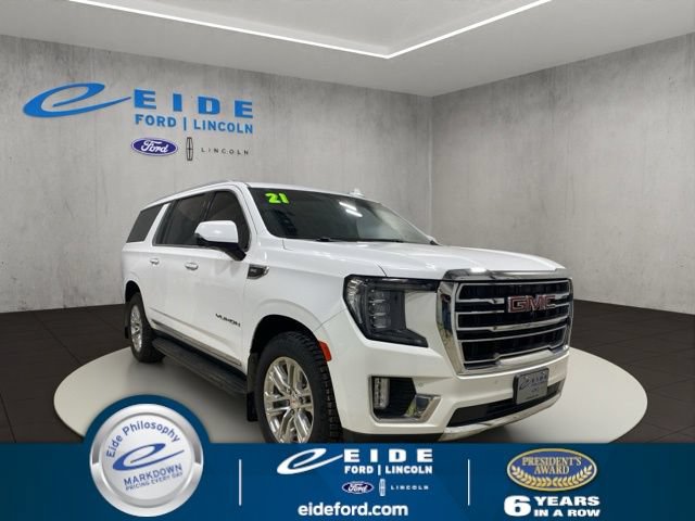 Used 2021 GMC Yukon XL SLT w/ Rear Media and Nav Package