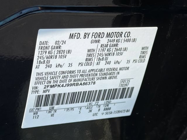 Certified 2024 Ford Edge SEL AWD/4WD image 31
