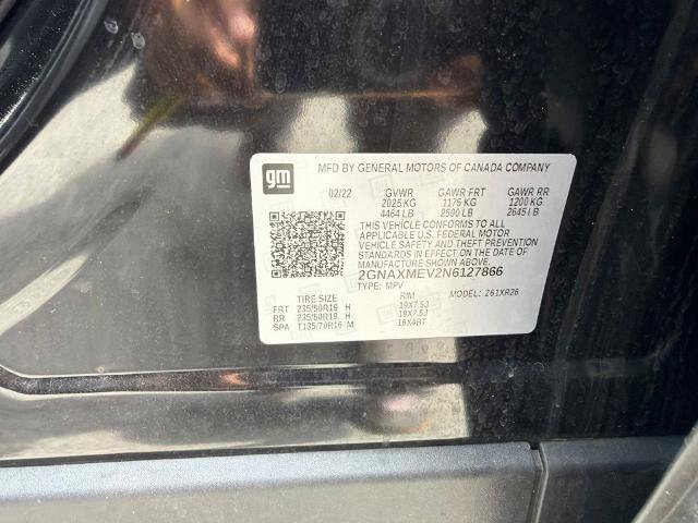Used 2022 Chevrolet Equinox RS w/ RS Leather Package FWD image 14