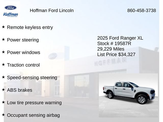 Certified 2025 Ford Ranger XL w/ Trailer Tow Package AWD/4WD image 18