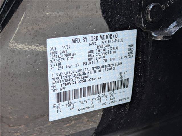Certified 2025 Ford Explorer ST w/ Sun And Sound Package AWD/4WD image 23