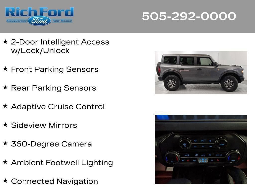 Certified 2025 Ford Bronco Badlands AWD/4WD image 91