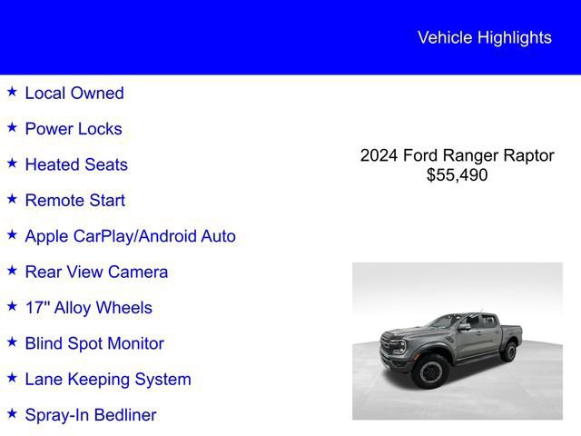 Certified 2024 Ford Ranger Raptor image 6