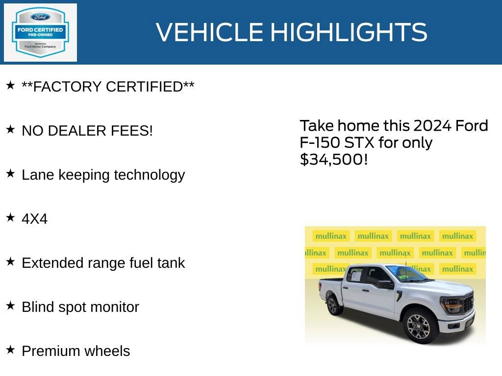 Certified 2024 Ford F150 STX RWD image 12
