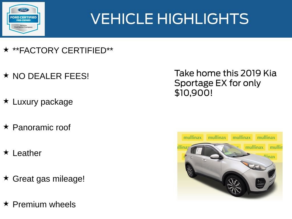 Used 2019 Kia Sportage EX w/ EX Technology Package FWD image 12