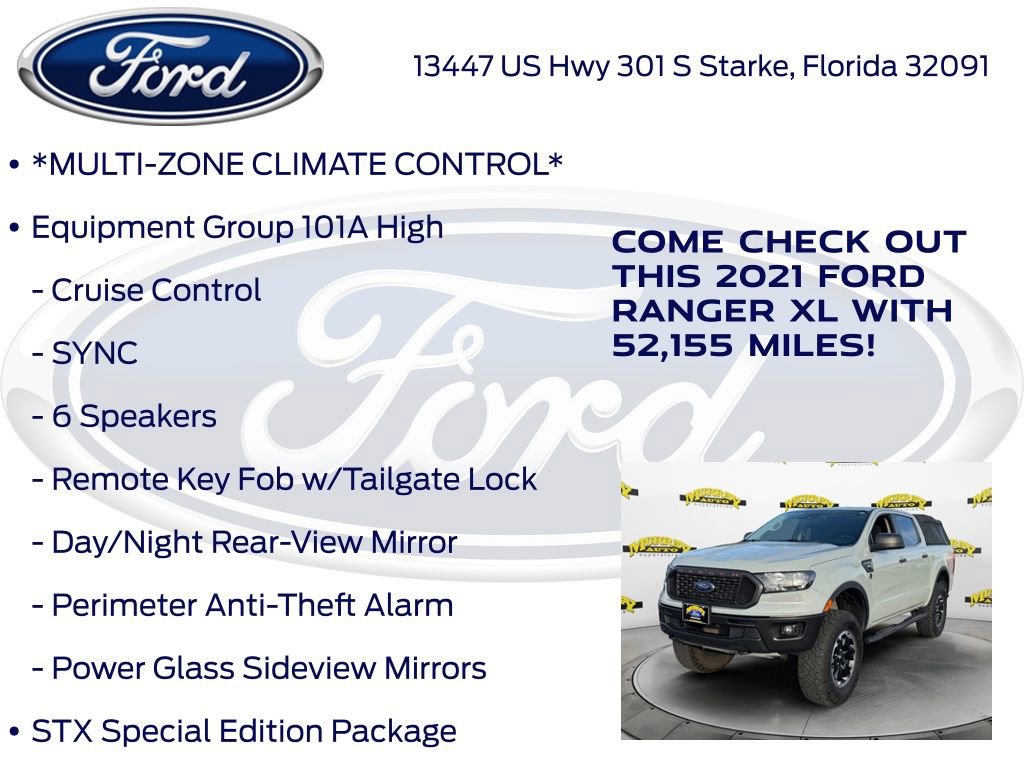 Certified 2021 Ford Ranger XL w/ FX4 Off-Road Package image 15