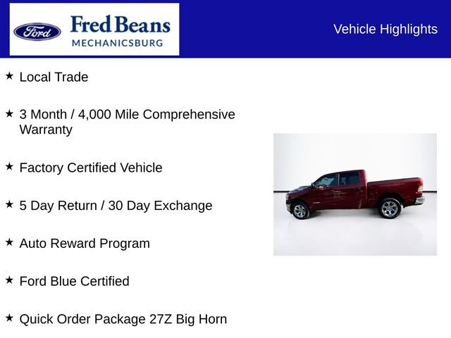 Used 2022 RAM 1500 Big Horn AWD/4WD image 7