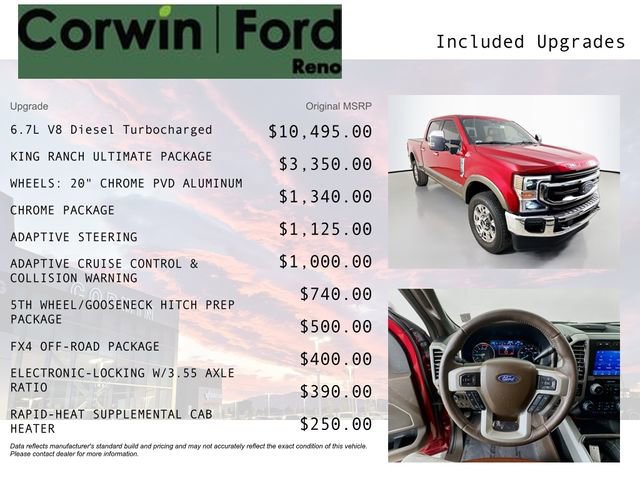 Certified 2021 Ford F350 King Ranch w/ King Ranch Ultimate Package image 10