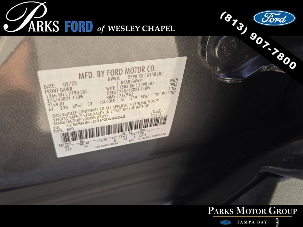 Certified 2023 Ford Explorer ST w/ Equipment Group 401A image 33
