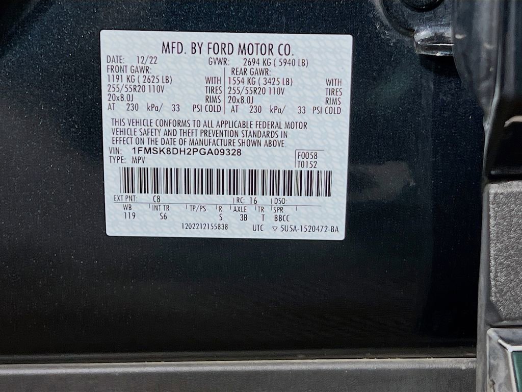 Certified 2023 Ford Explorer XLT w/ Equipment Group 202A image 38