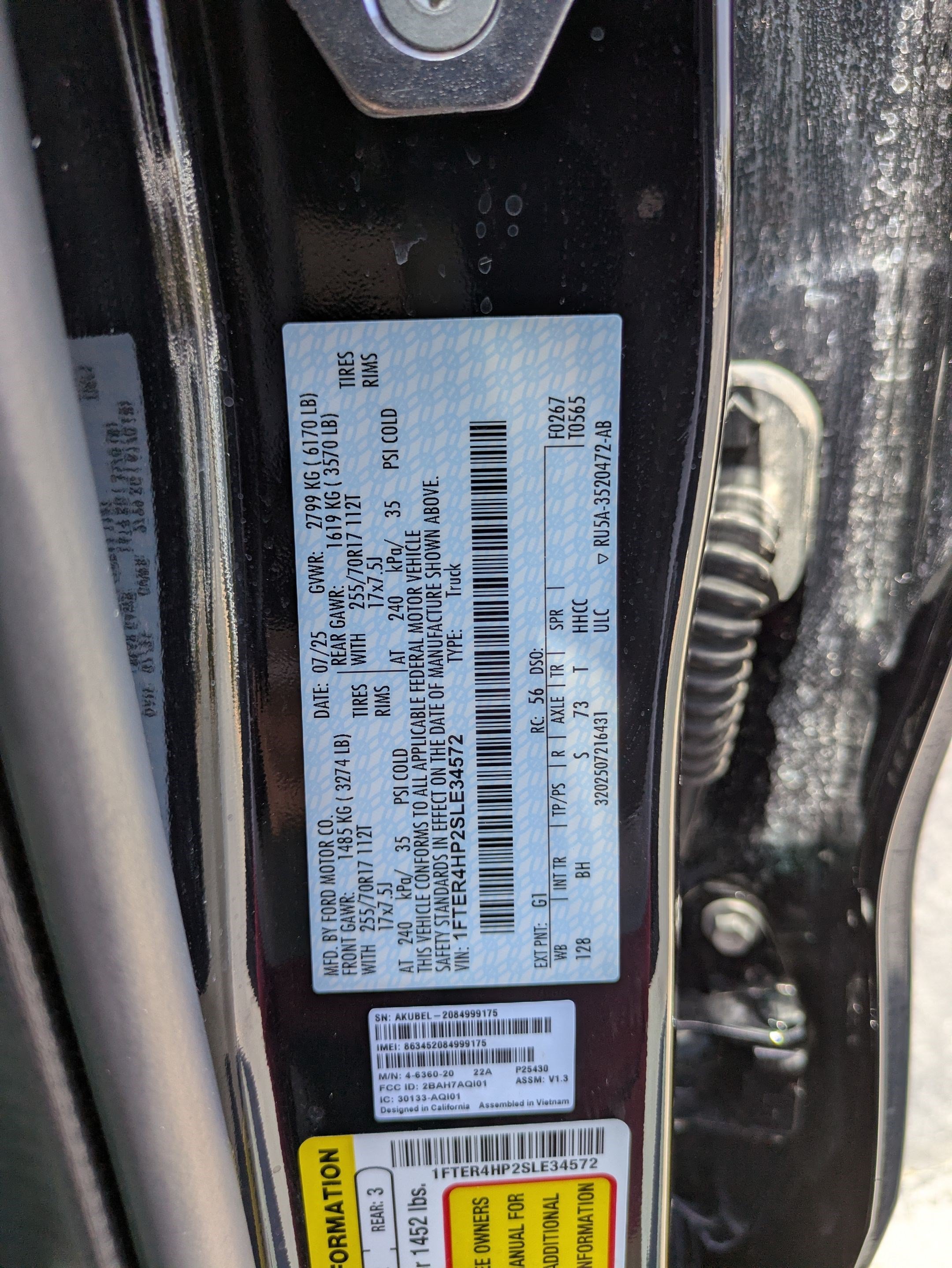 Certified 2025 Ford Ranger XLT w/ Equipment Group 301A High AWD/4WD image 35