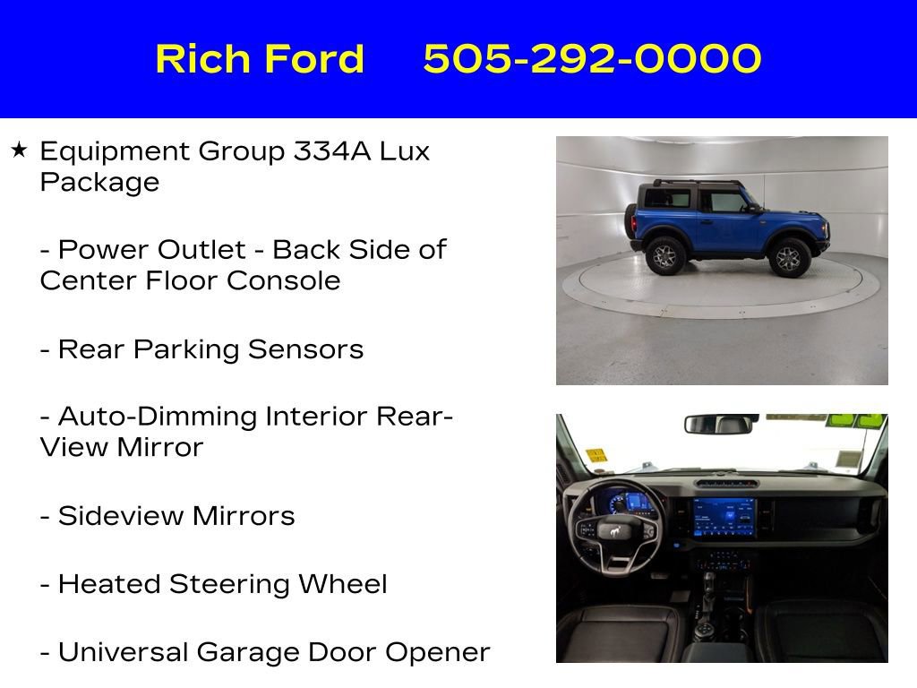 Certified 2022 Ford Bronco Badlands image 31