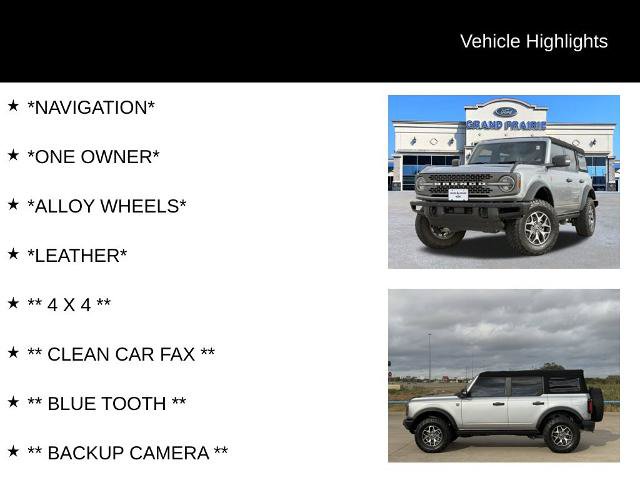 Certified 2024 Ford Bronco Badlands AWD/4WD image 4