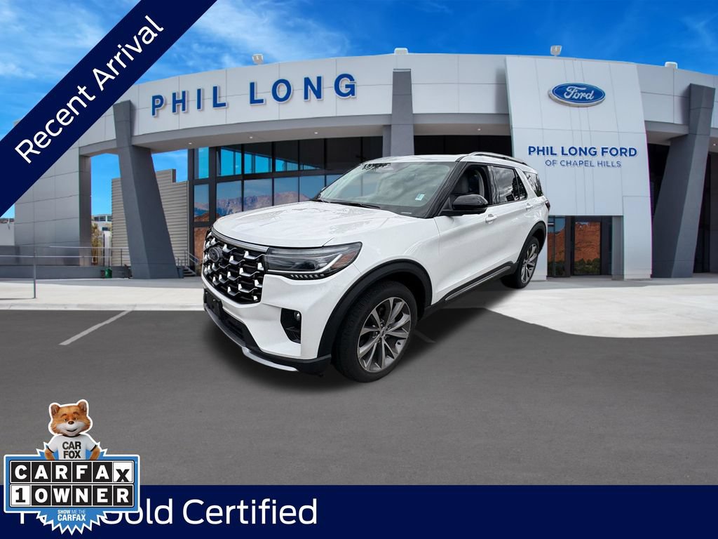 Certified 2025 Ford Explorer Platinum w/ Ultimate Package