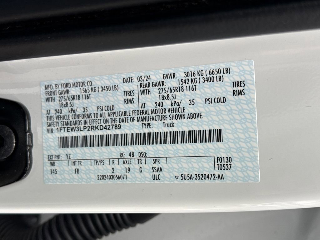 Certified 2024 Ford F150 XLT w/ Equipment Group 302A MID image 24