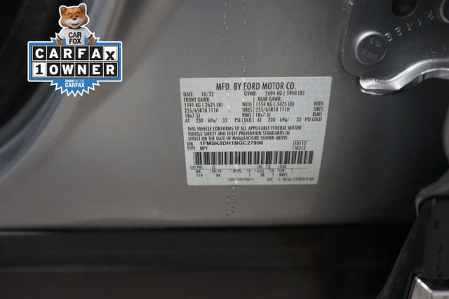 Certified 2022 Ford Explorer XLT image 27