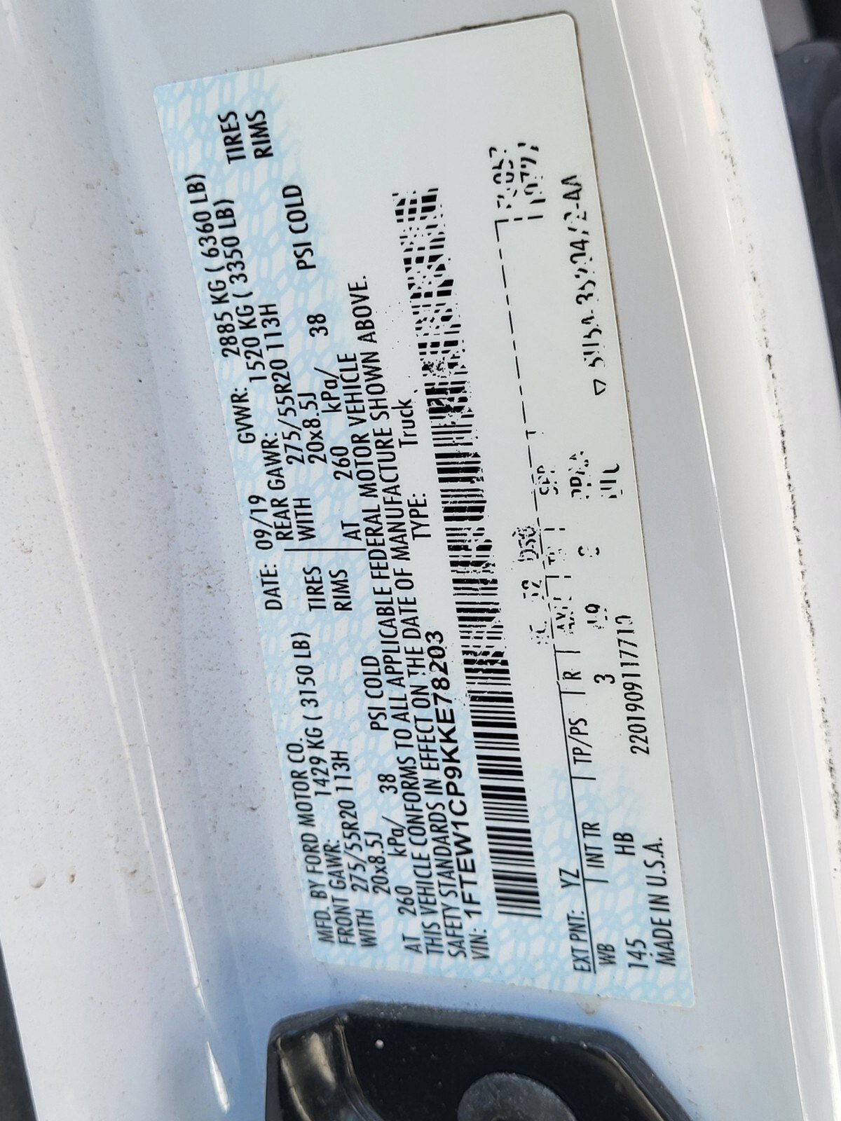 Certified 2019 Ford F150 Lariat w/ Equipment Group 502A Luxury image 35