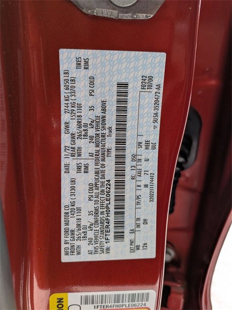 Certified 2023 Ford Ranger Lariat w/ Bed Utility Package image 23