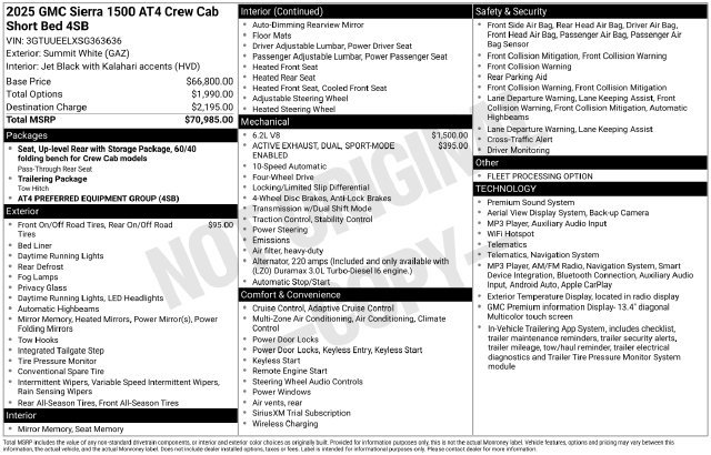 Used 2025 GMC Sierra 1500 AT4 AWD/4WD image 38