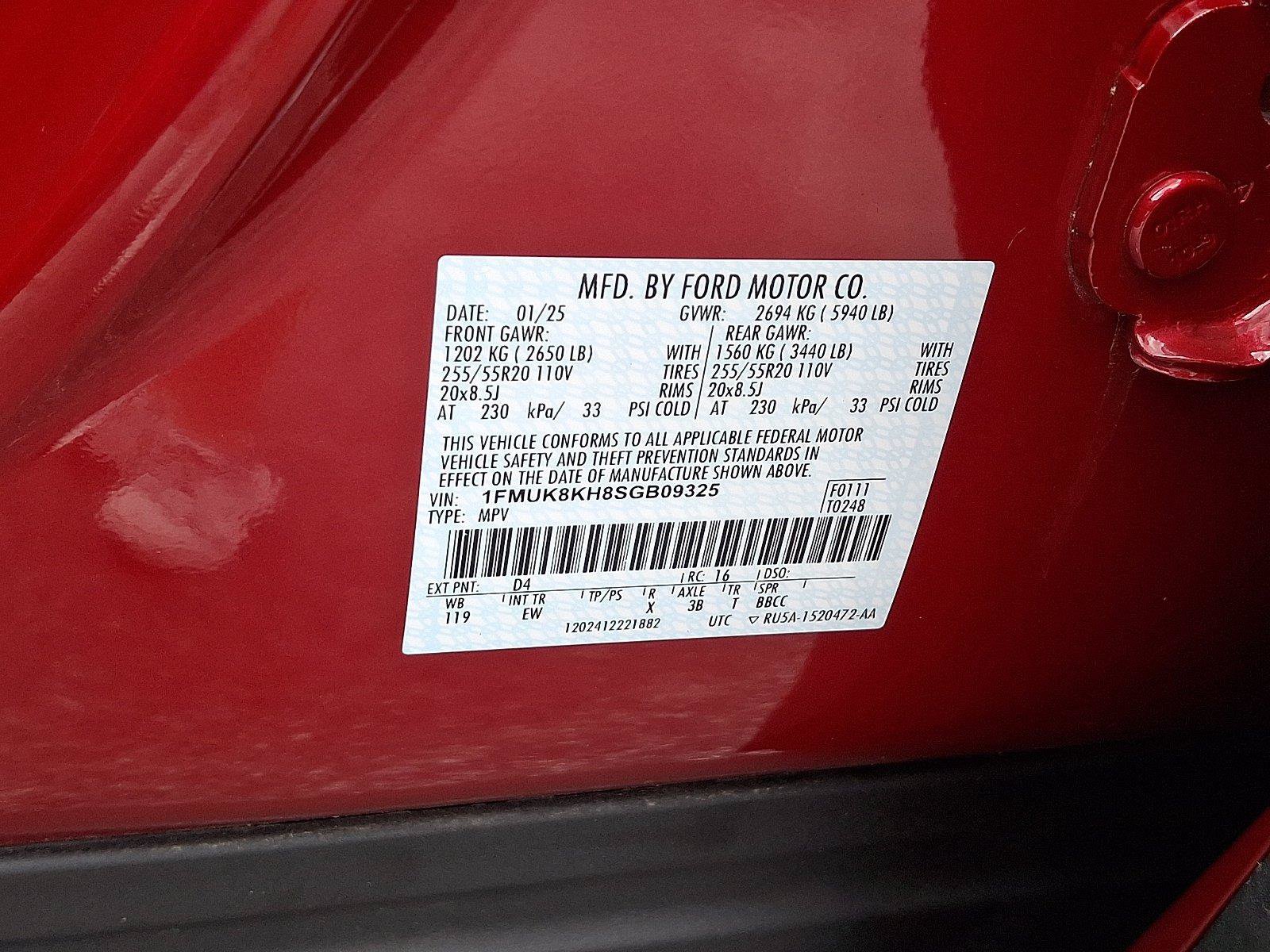Certified 2025 Ford Explorer ST-Line AWD/4WD image 26