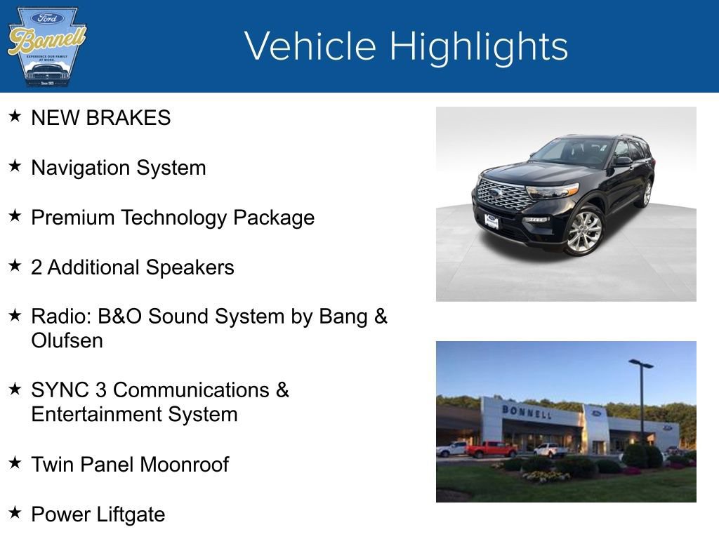 Certified 2022 Ford Explorer Platinum w/ Equipment Group 601A image 9