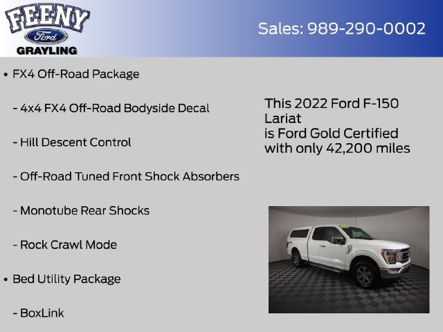 Certified 2022 Ford F150 Lariat AWD/4WD image 14